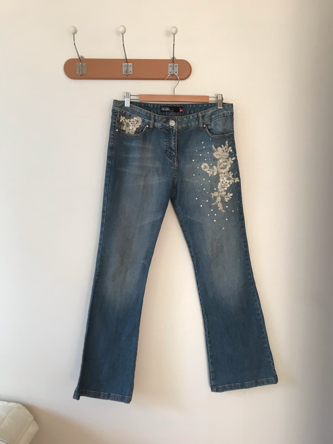 오리엔탈 데님 부츠컷 팬츠 상품이미지6