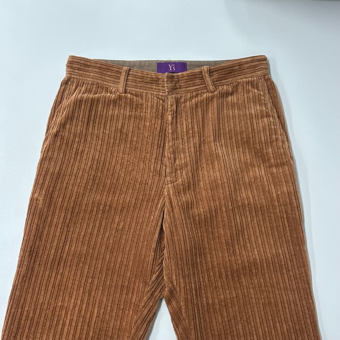 요지야마모토 턴업 코듀로이 팬츠 상품이미지2