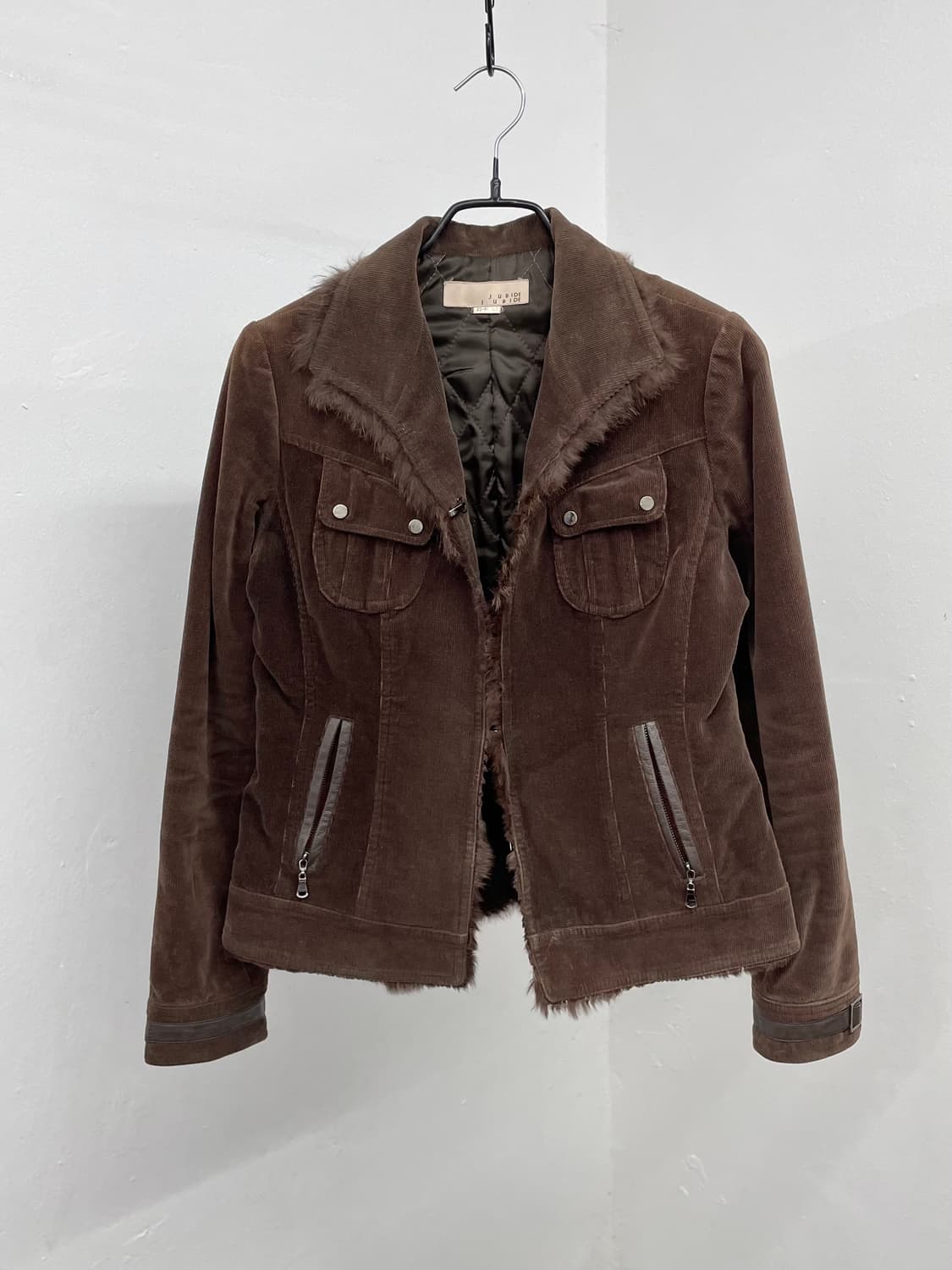 브라운 코듀로이 포켓 자켓 상품이미지5