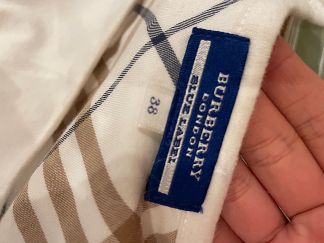 버버리 체크 퍼프 플레어 원피스 상품이미지3