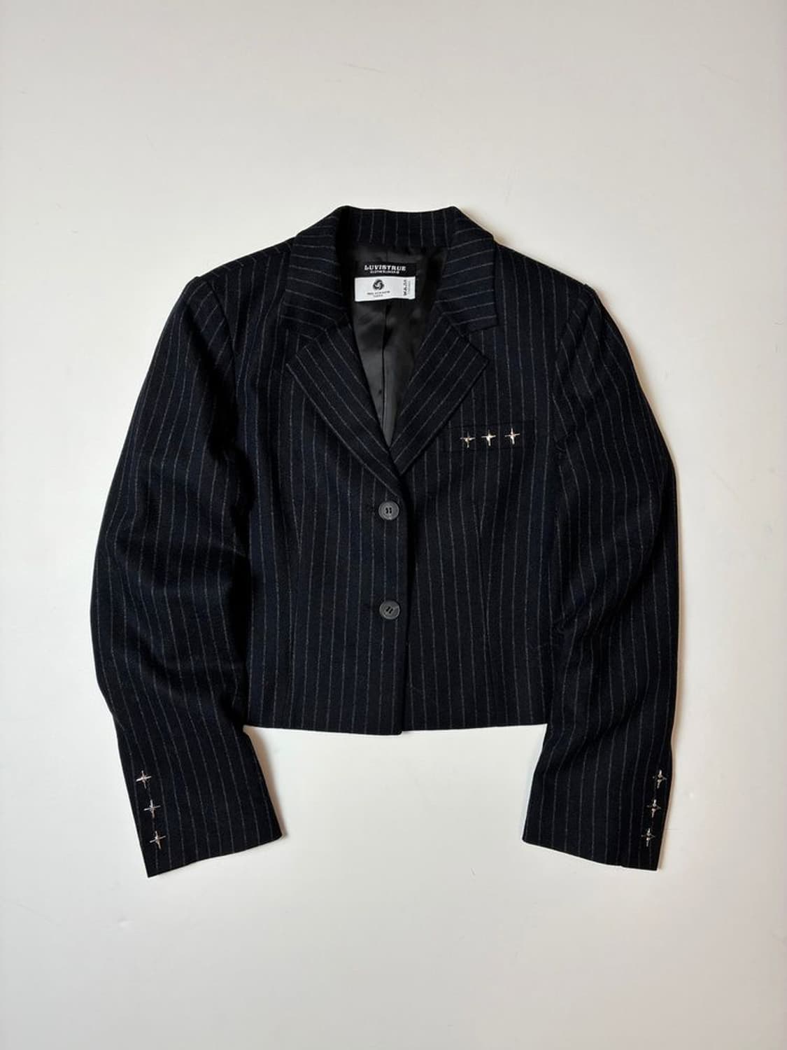 러브이즈트루 RIVET CROP 울 블레이저 자켓 PN8650 상품이미지1