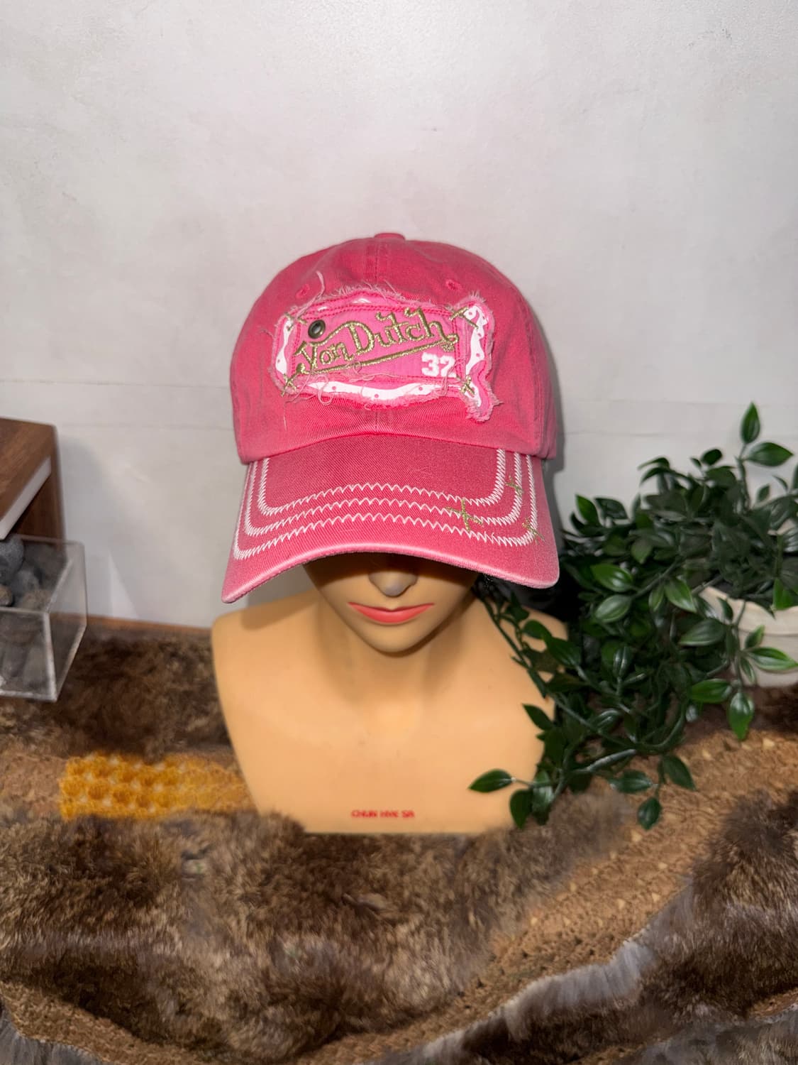 Von Dutch pink logo ball cap 상품이미지2
