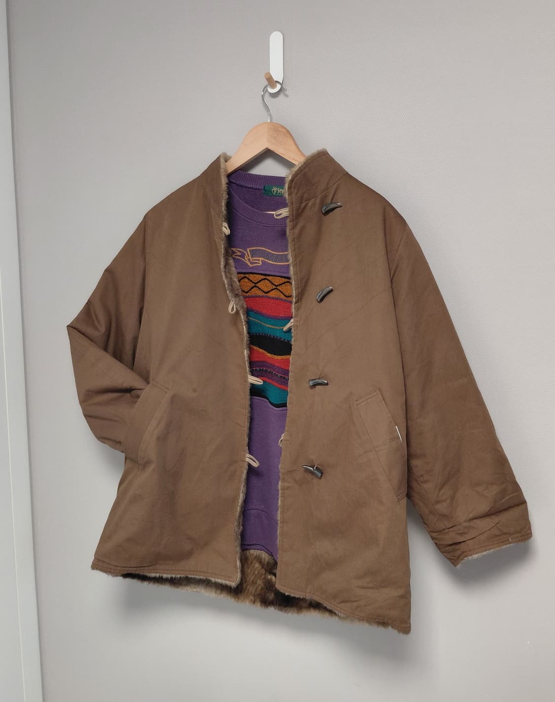 보헤미안 하이넥 빈티지 점퍼 상품이미지3