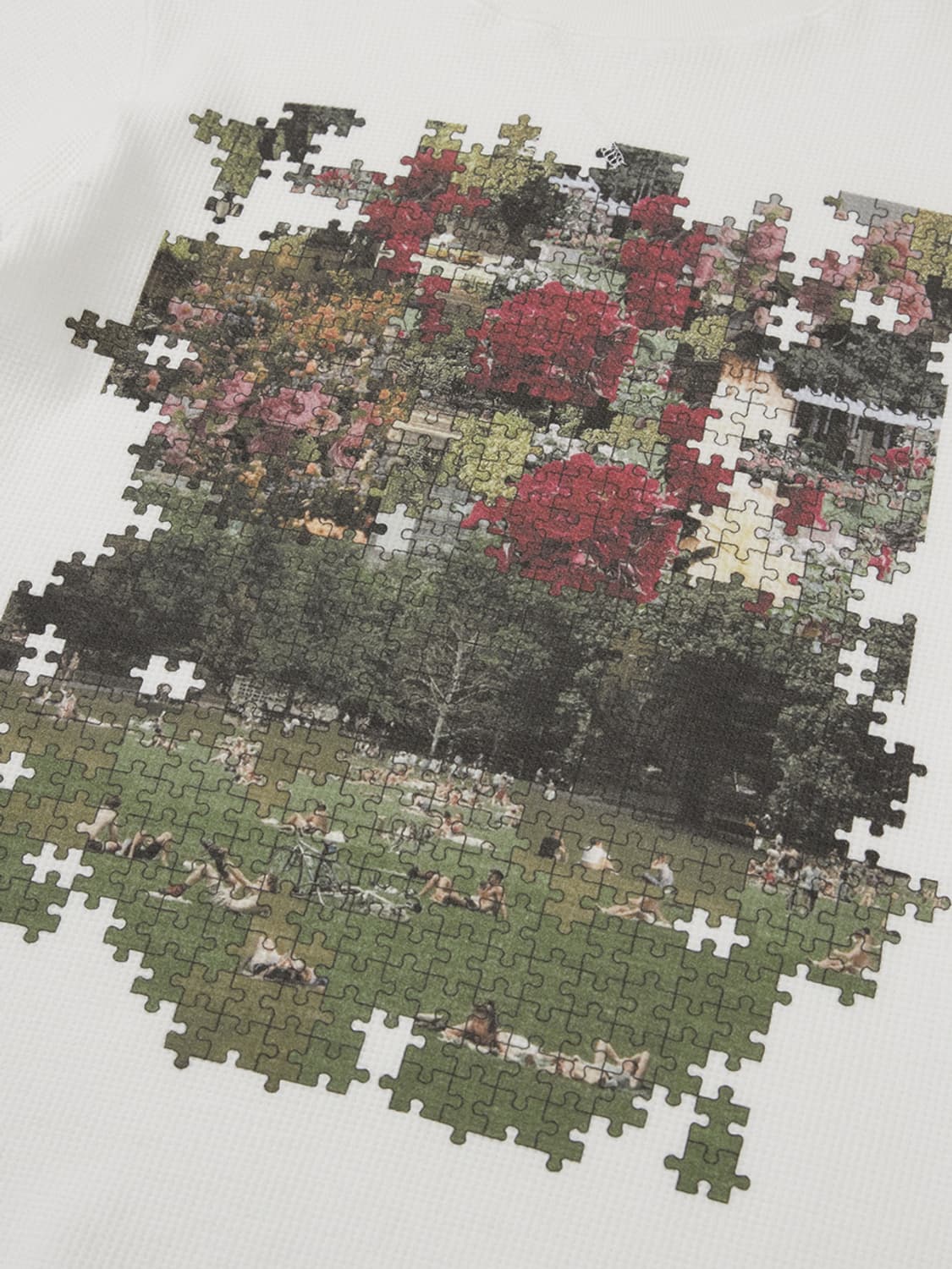 마지셔우드 와플 퍼즐 프린트 롱슬리브 상품이미지6