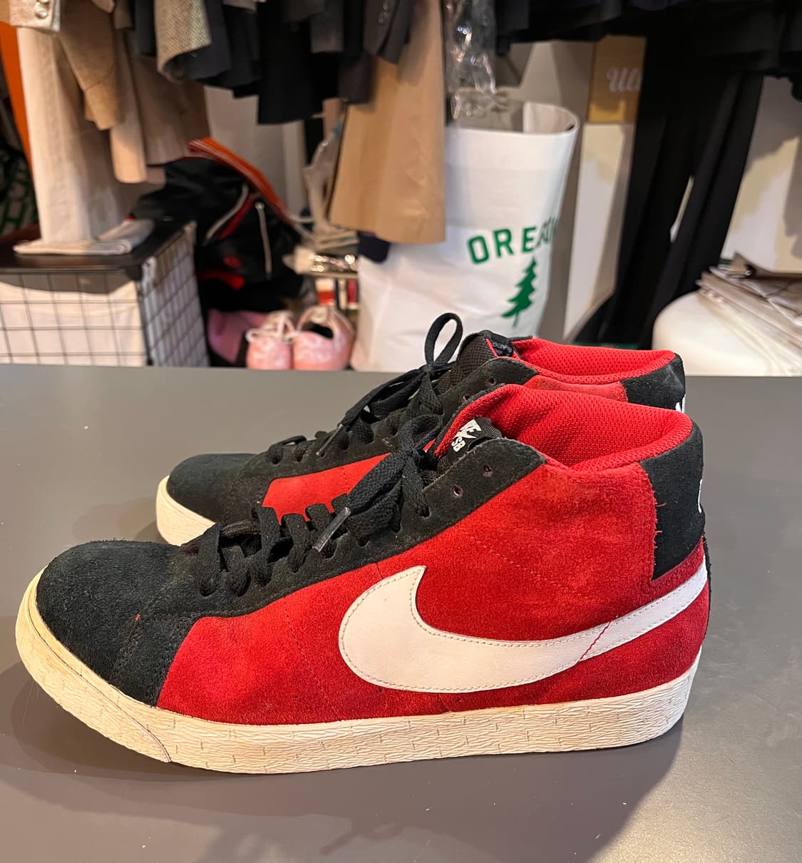 나이키 SB 블레이저 미드 레드 블랙 (275mm)  상품이미지2