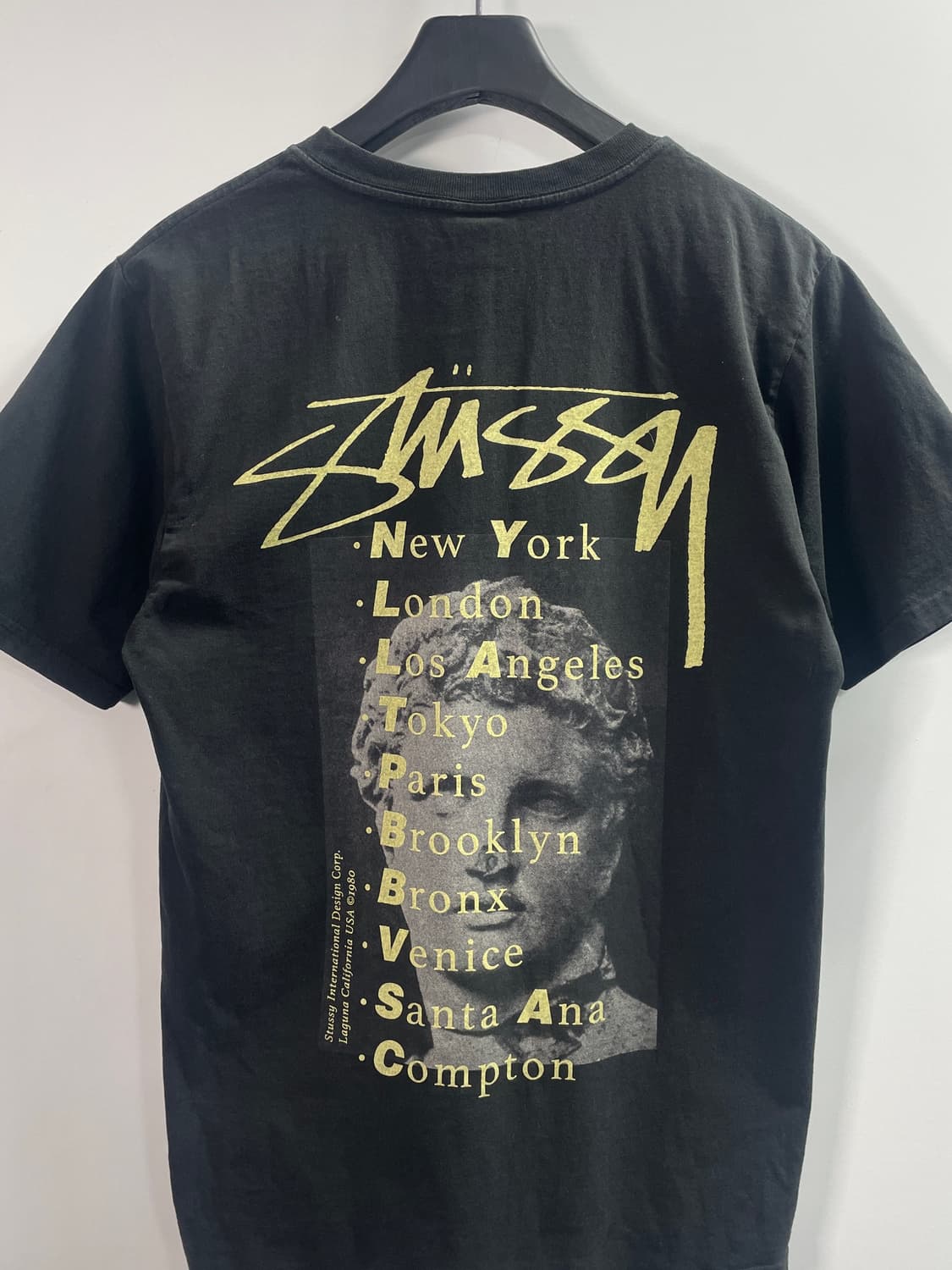 스투시 스태츄 다이드 라운드 반팔티 (on.458)   상품이미지4