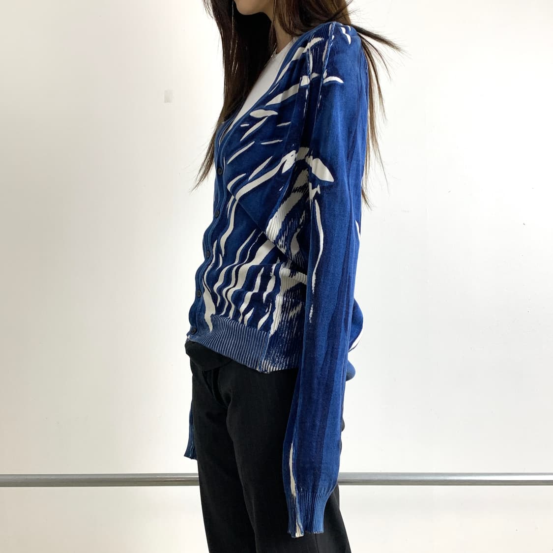 돌체앤가바나 스트라이프 패턴 롱슬리브 가디건 상품이미지1