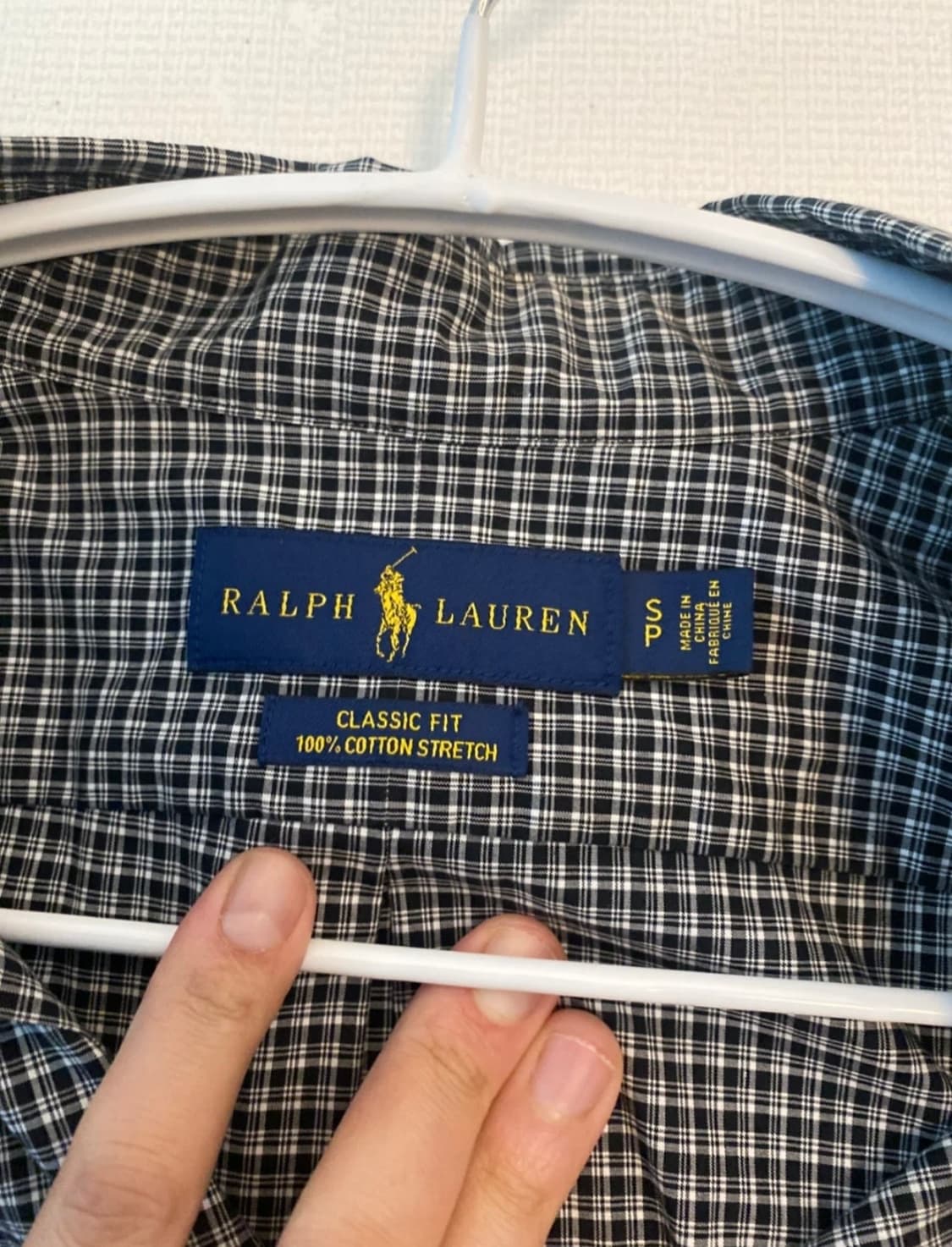 폴로 랄프로렌 클래식핏 체크 남방 상품이미지3