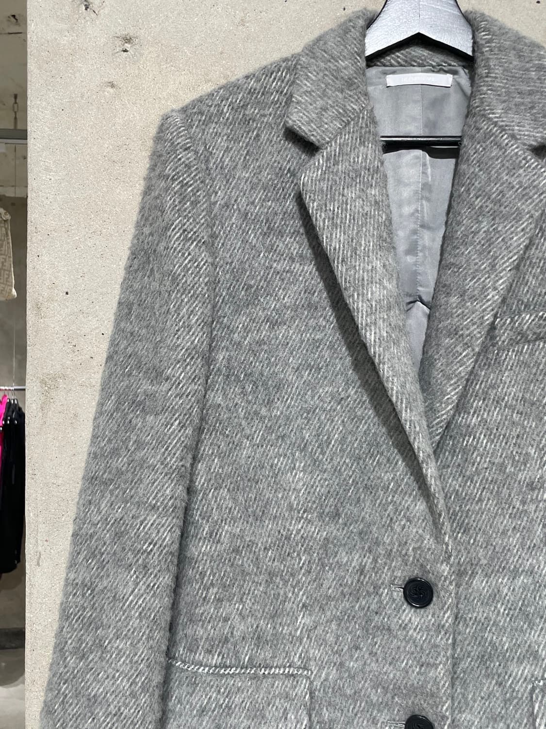 헬무트랭 그레이 스트레치 아칼릭 울 2B 블레이저 자켓 상품이미지2