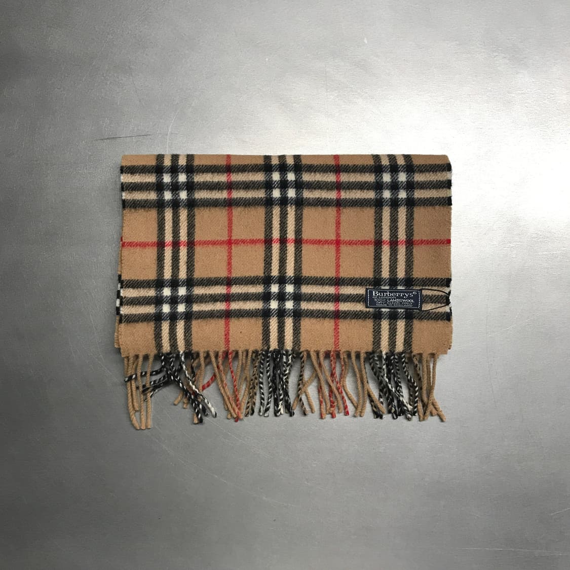 버버리 정품 램스울 머플러 베이지 상품이미지2