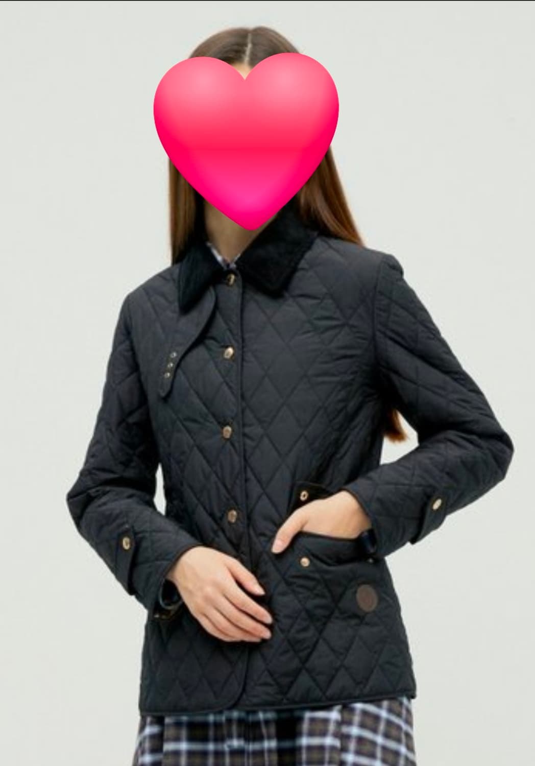 헤지스 여성퀼팅점퍼 55 간절기 봄가을 경량 누빔자켓 AD49 상품이미지7