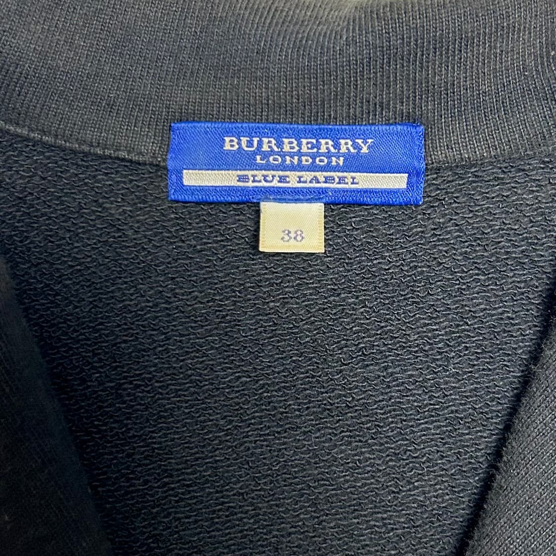 버버리 블루라벨 코튼 자켓 블랙 38 상품이미지4