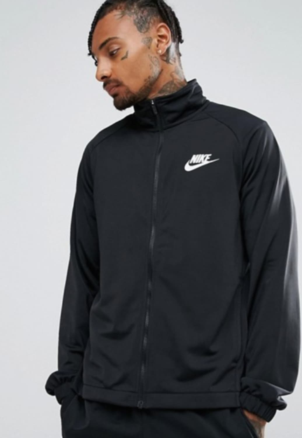 나이키 블랙 화이트 퓨추라 로고  트랙탑 집업 져지 XL 상품이미지2