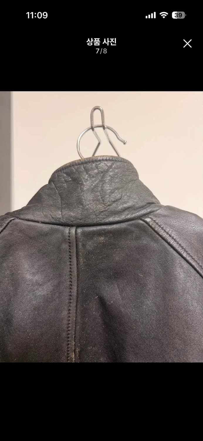 오토매틱포더피플 파이핑 레더자켓 2사이즈 상품이미지8