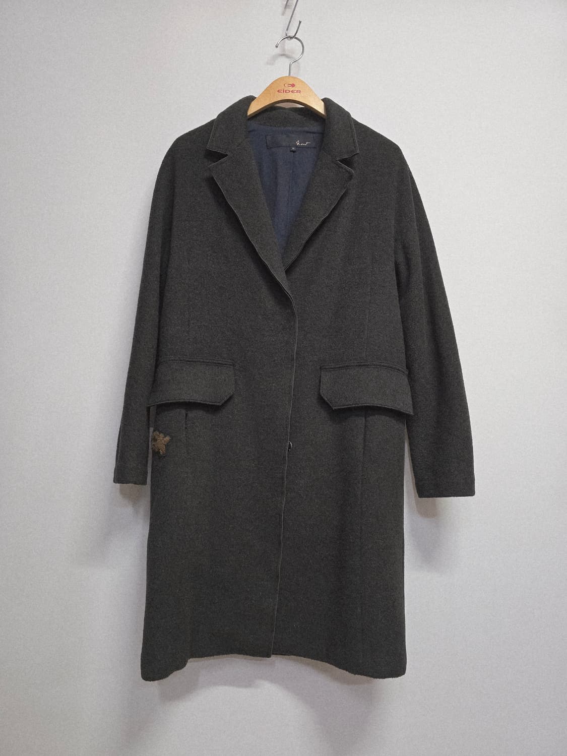 지컷 모직 롱 코트 상품이미지1