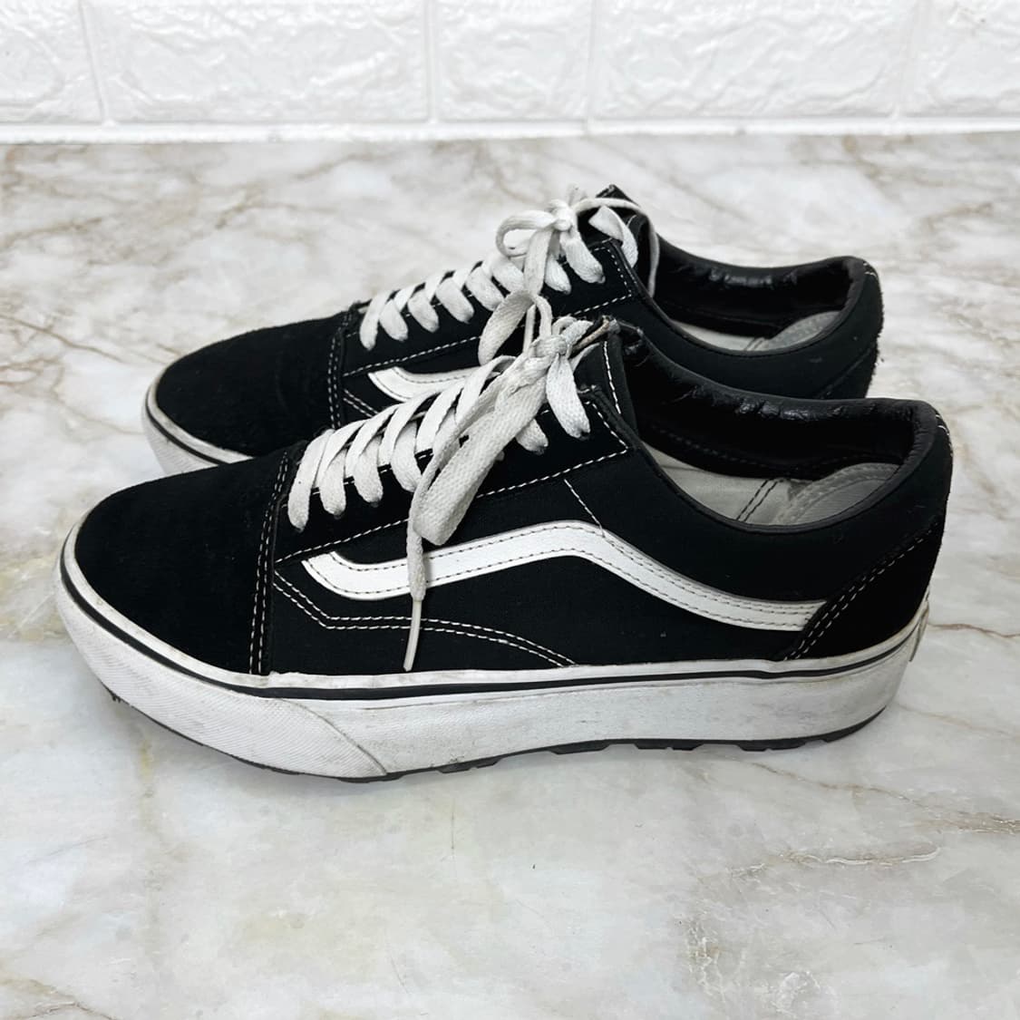 반스 올드스쿨 721356 블랙 남자 스니커즈 260 상품이미지3