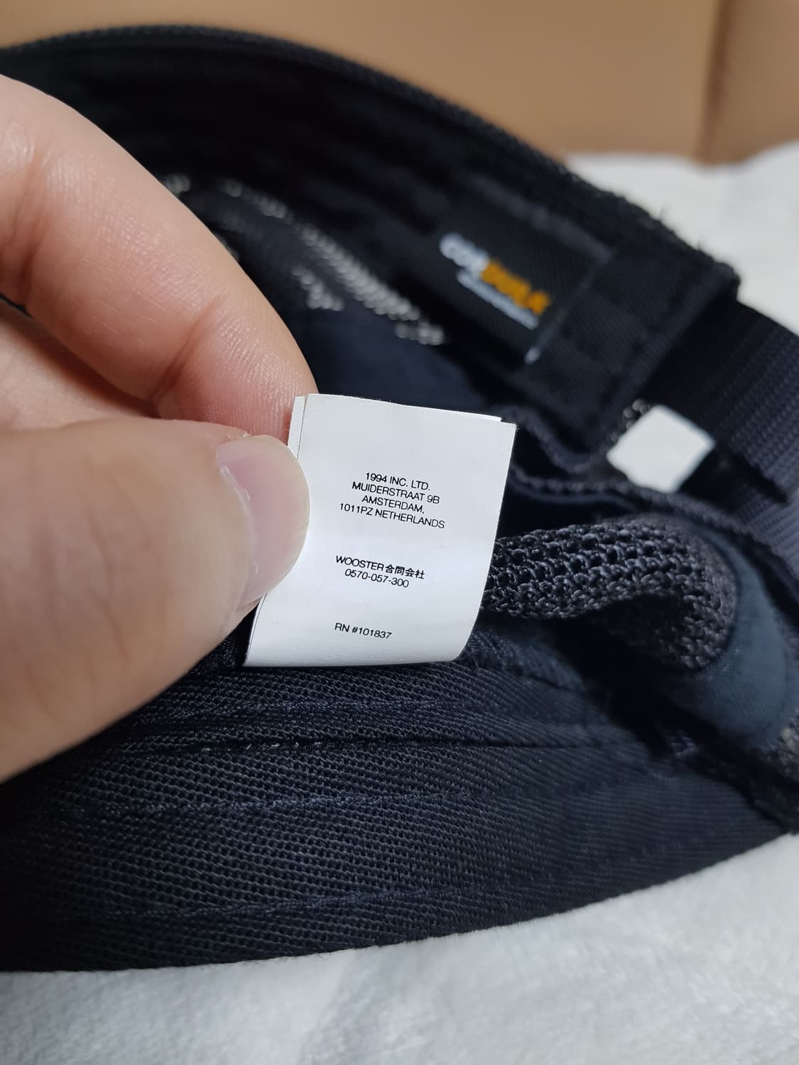 슈프림 메쉬 코듀라 캠프캡 모자 볼캡 블랙 23SS 상품이미지9