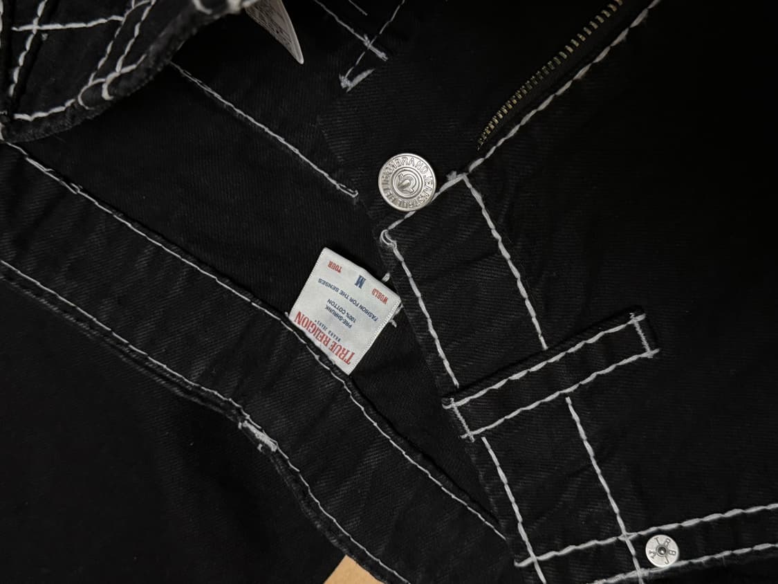 트루릴리젼블랙데님팬츠 상품이미지1