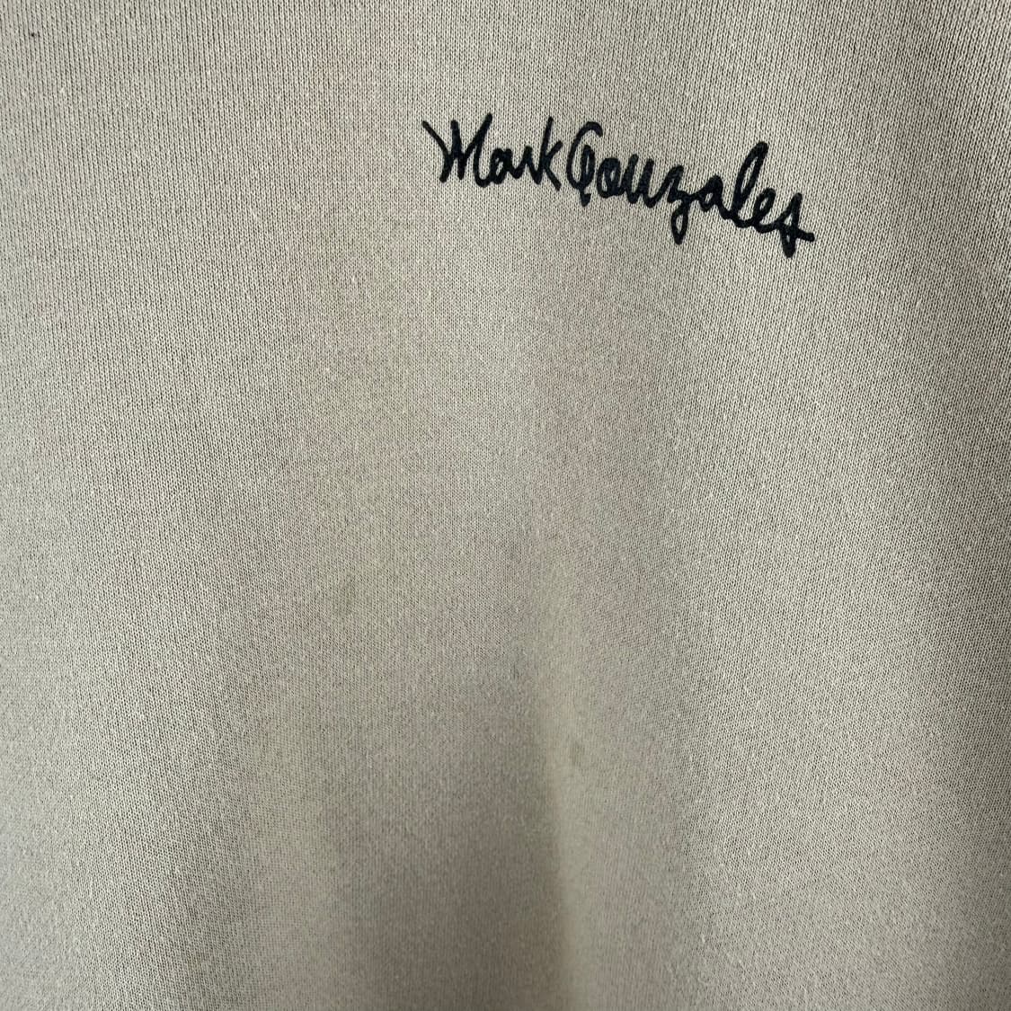 XL) 마크곤잘레스 프린팅 맨투맨 베이지 상품이미지4