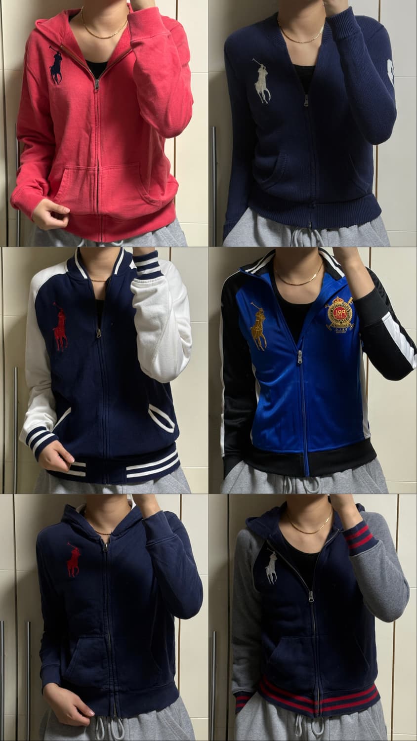 폴로 랄프로렌 빅포니 후드집업 져지 자켓 모음이여라~ 상품이미지1