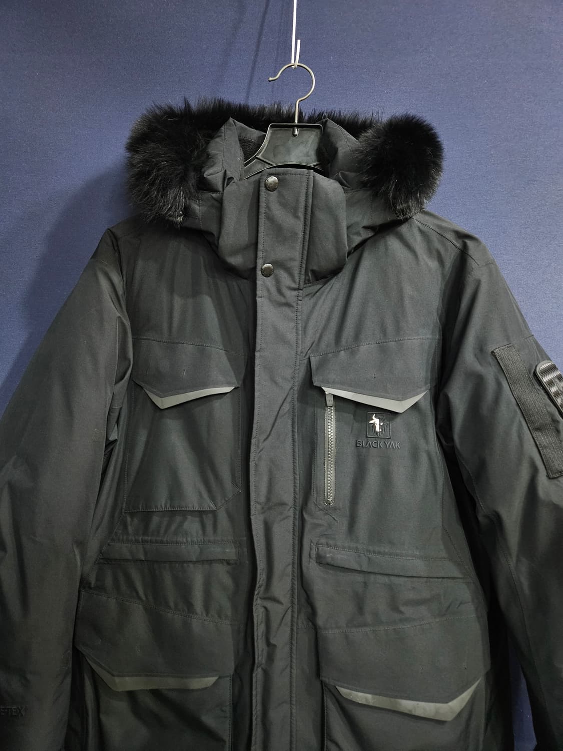 블랙야크 고어텍스 블랙 남성 110 구스다운 롱패딩  상품이미지7