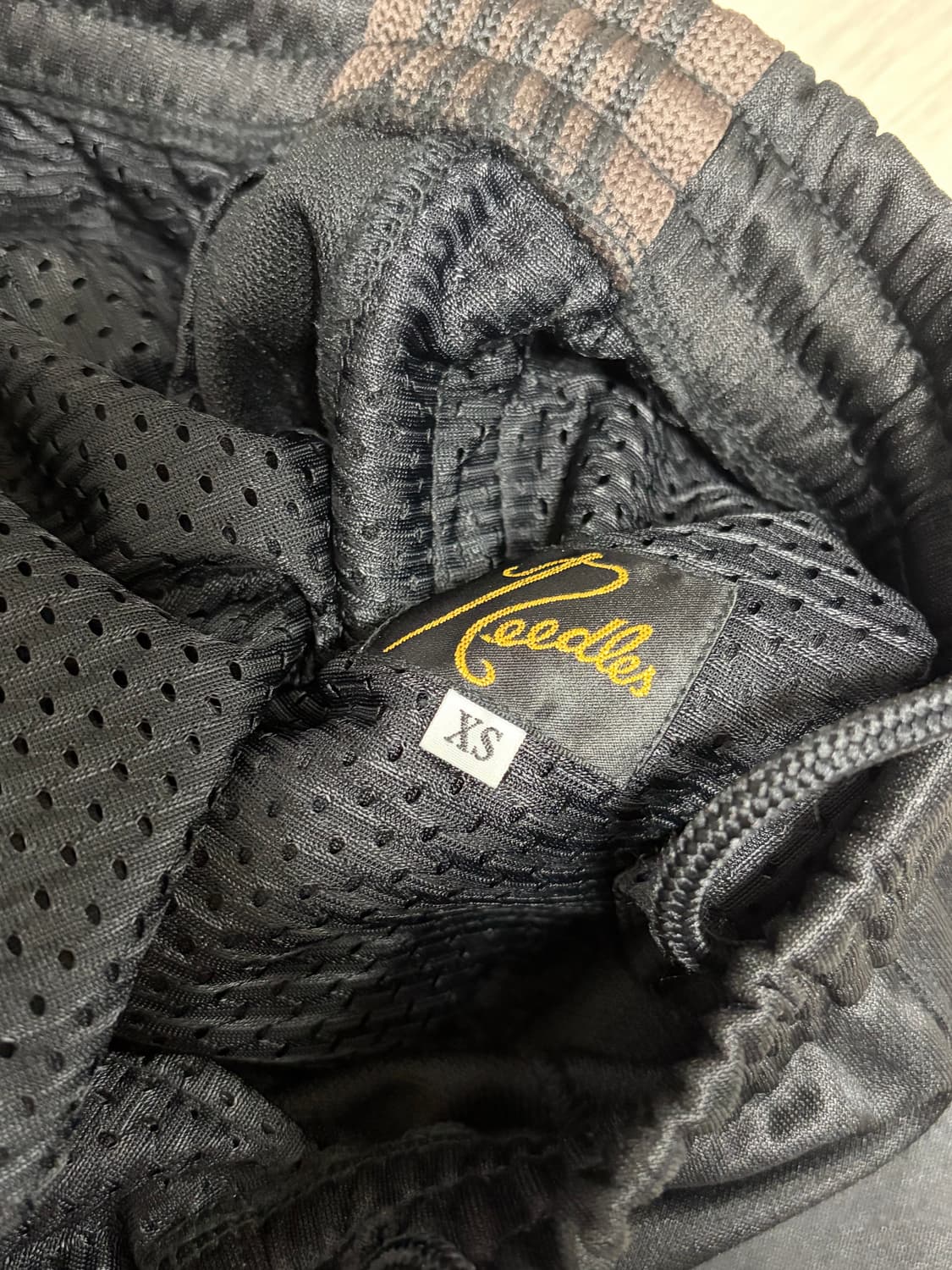 니들스 H.D 트랙 팬츠 폴리 스무스 블랙 / 브라운 (XS) 상품이미지7