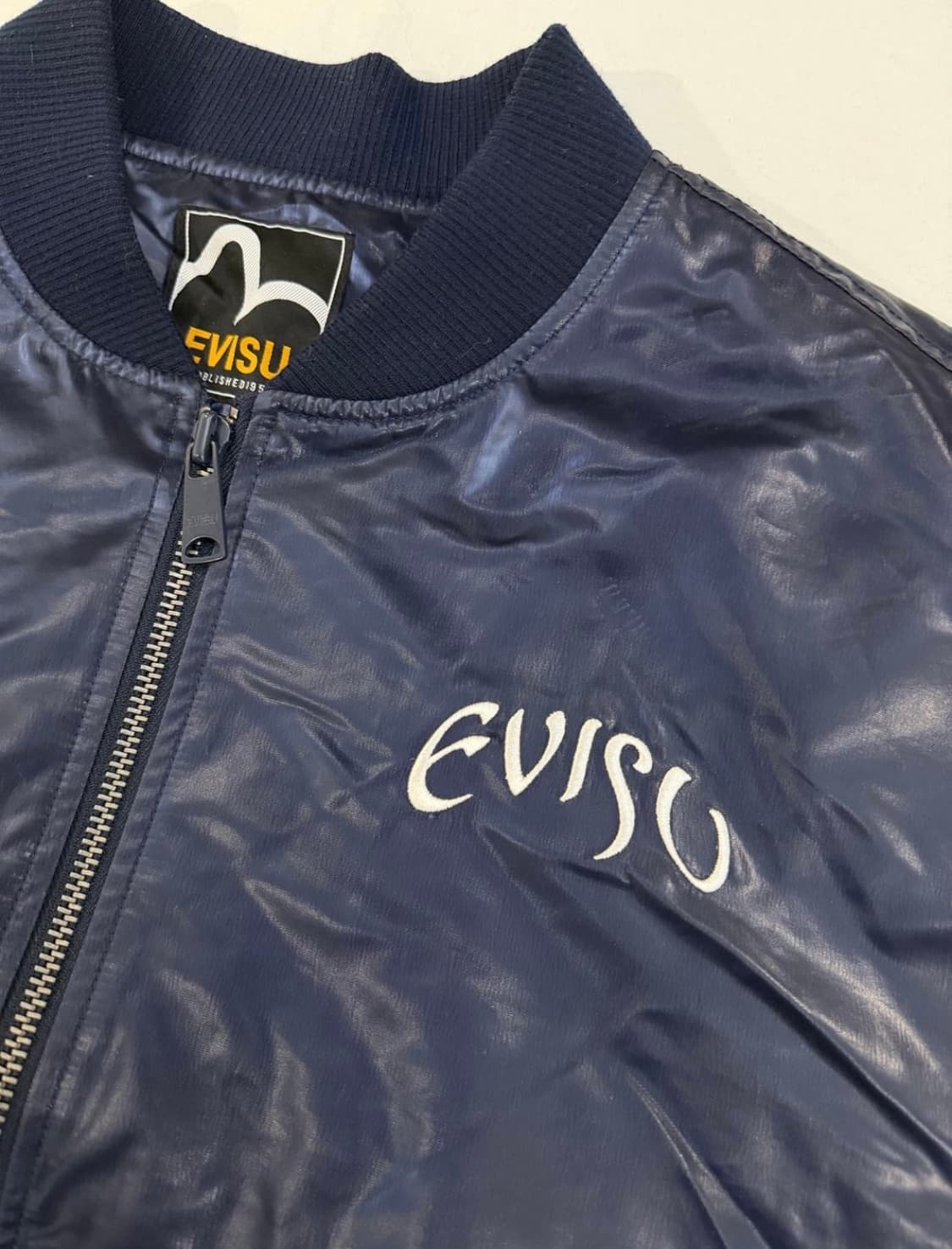 에비수 수베니어 스카잔 봄버자켓 네이비 상품이미지3