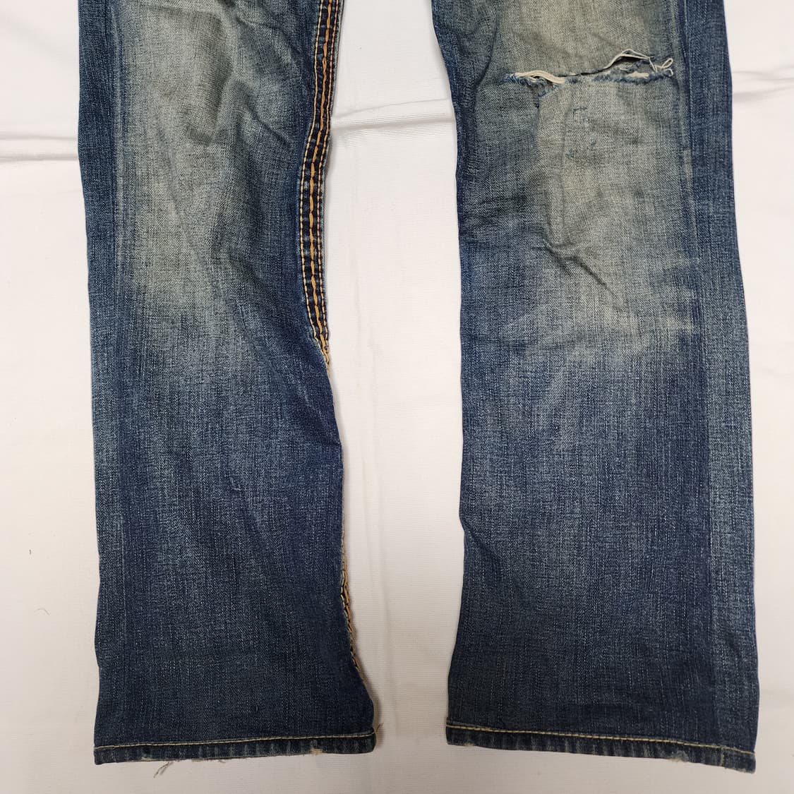 트루릴리젼 BOBBY BIG T Y2k 워시드 데님팬츠 상품이미지5