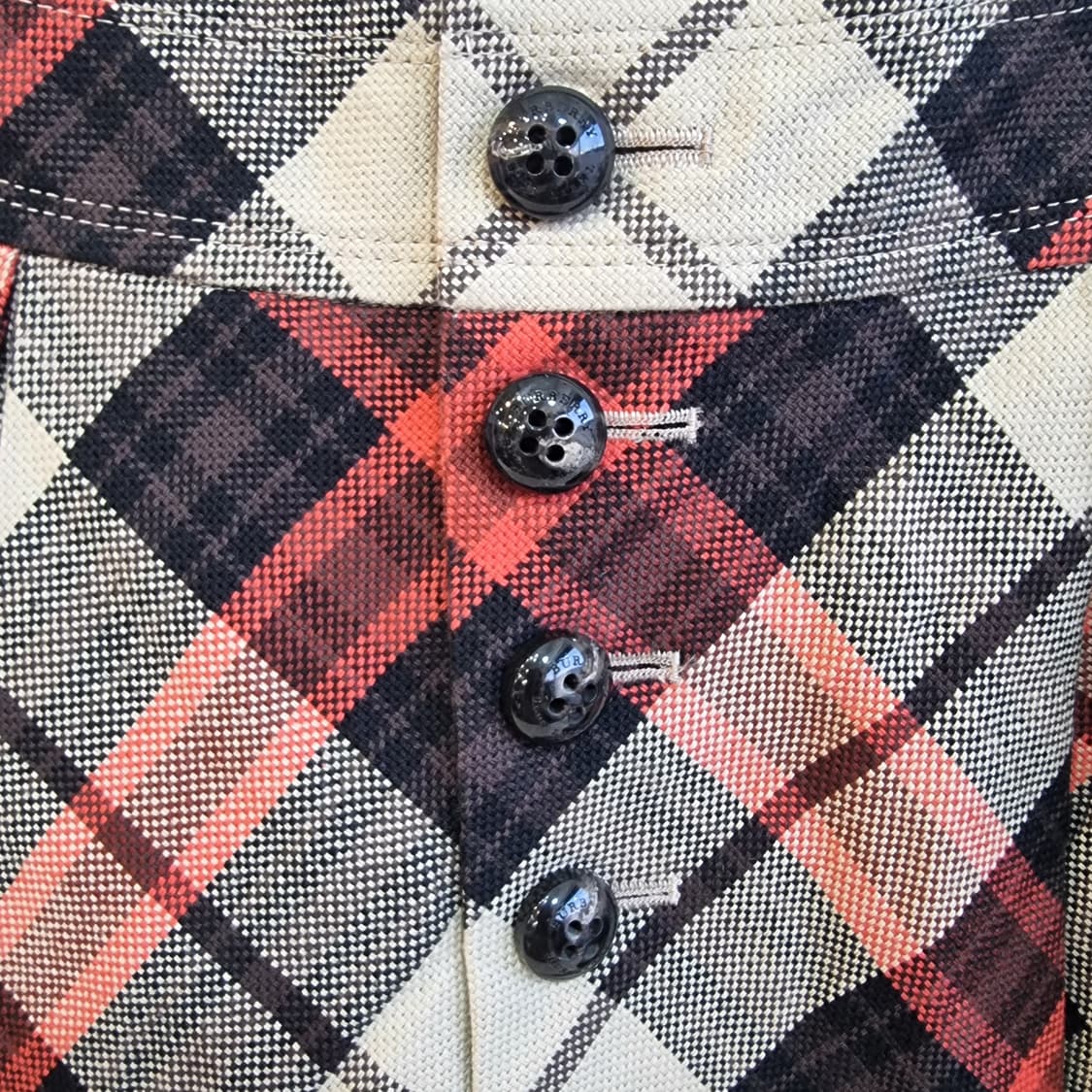 버버리 체크 플리츠 미니스커트 상품이미지5