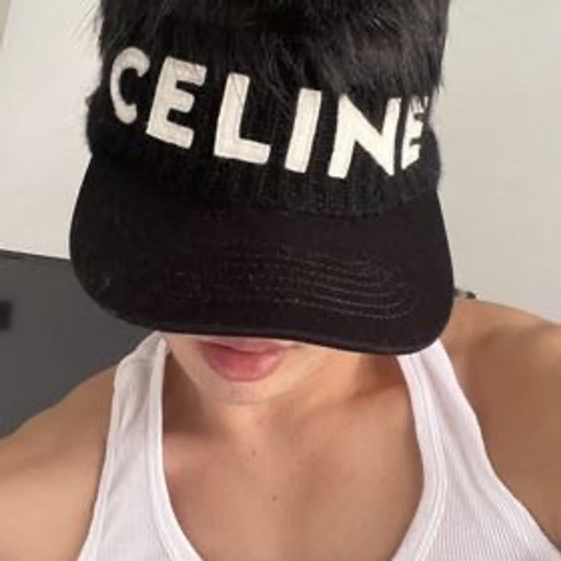 CELINE 로고 바이저 캡 상품이미지2