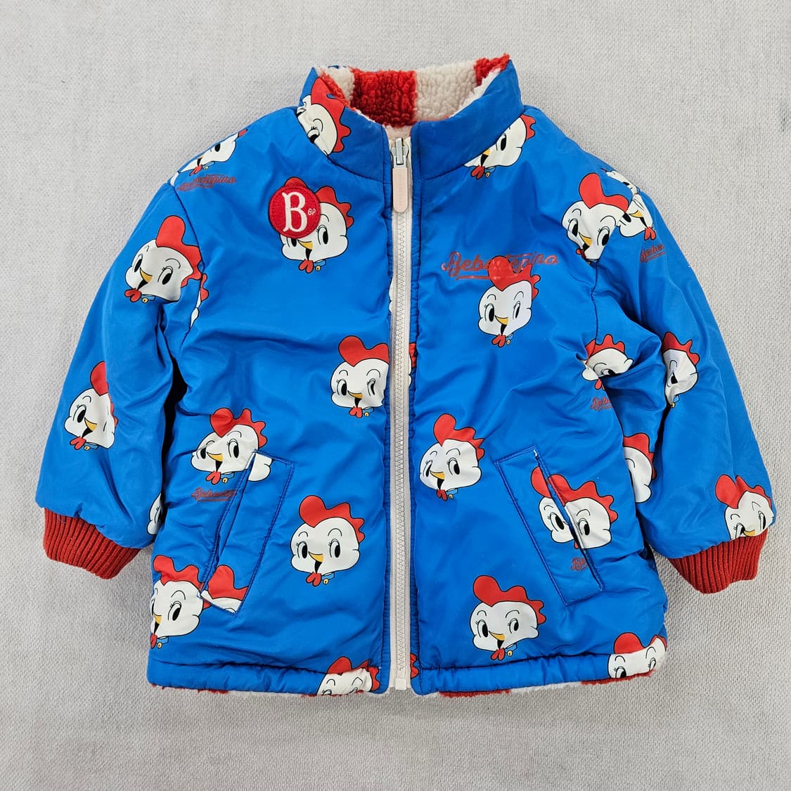 [100] 베베드피노 키즈 리버시블 점퍼 0121Y1 상품이미지4