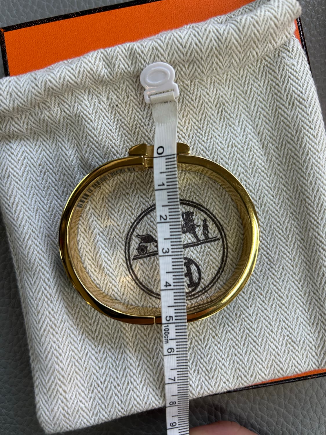 에르메스 클릭아슈 팔지(골드/블랙) 상품이미지8