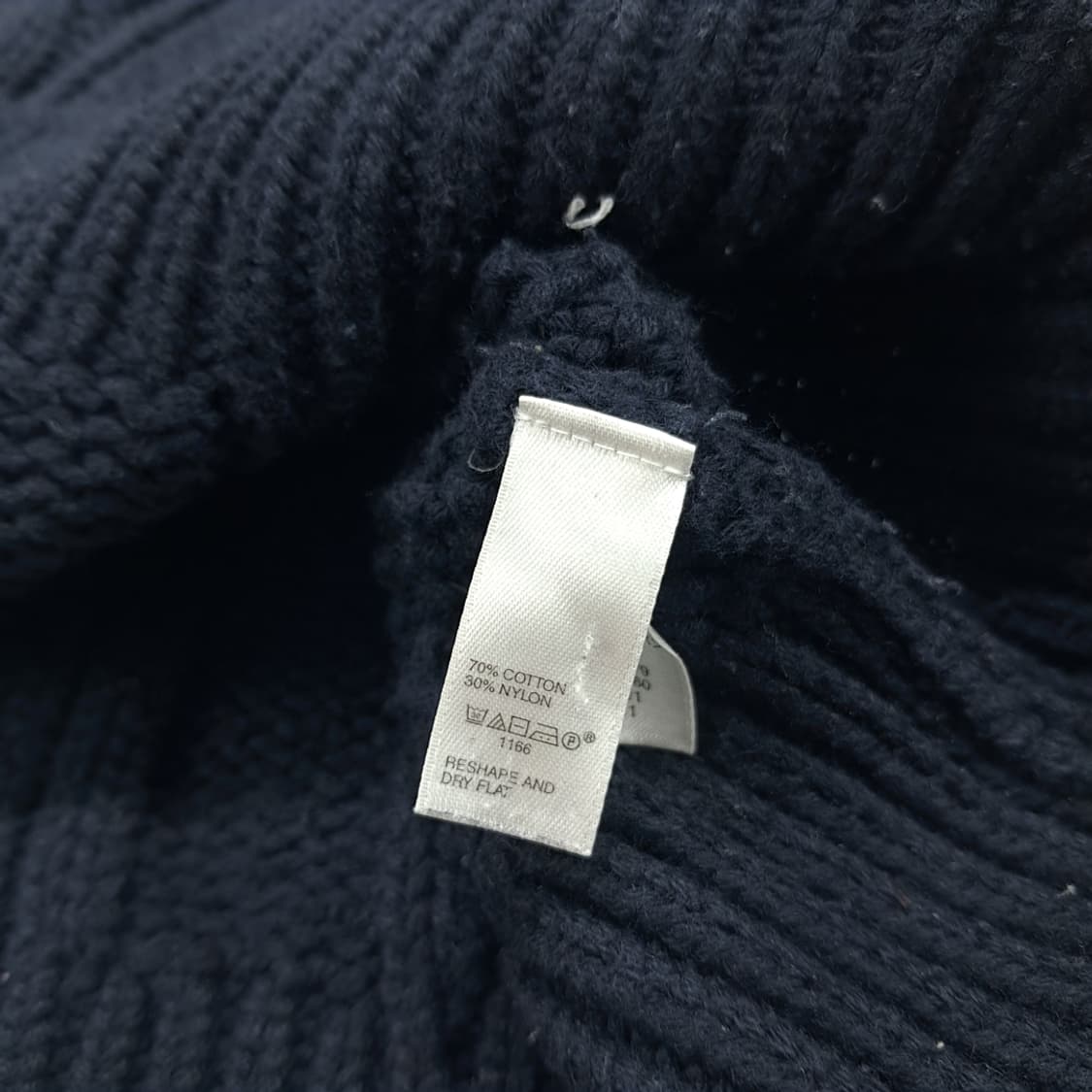 CN957 M Gap 갭 다크네이비 케이블 긴팔 니트 스웨터 상품이미지6