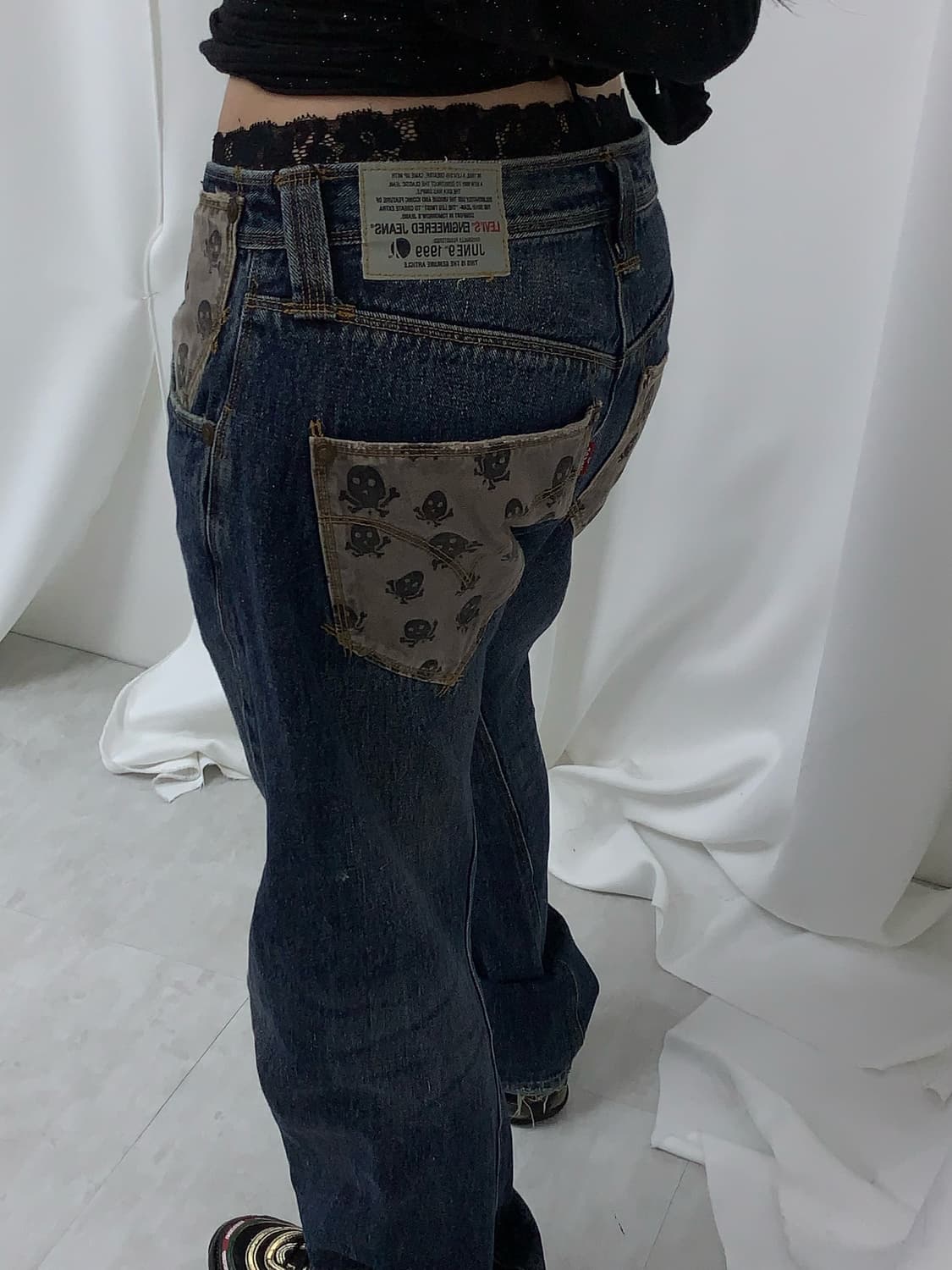 Levi’s skull-detail jeans 상품이미지1