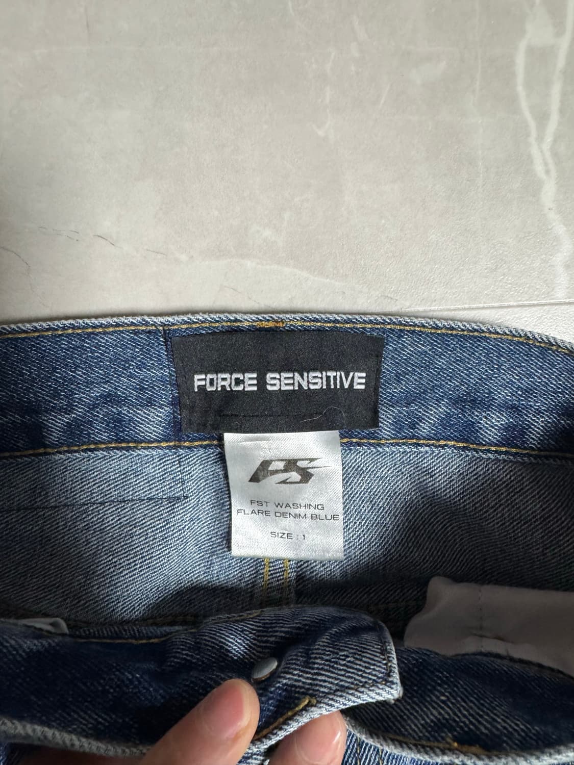 포스센스티브 플레어 데님 1사이즈 상품이미지2