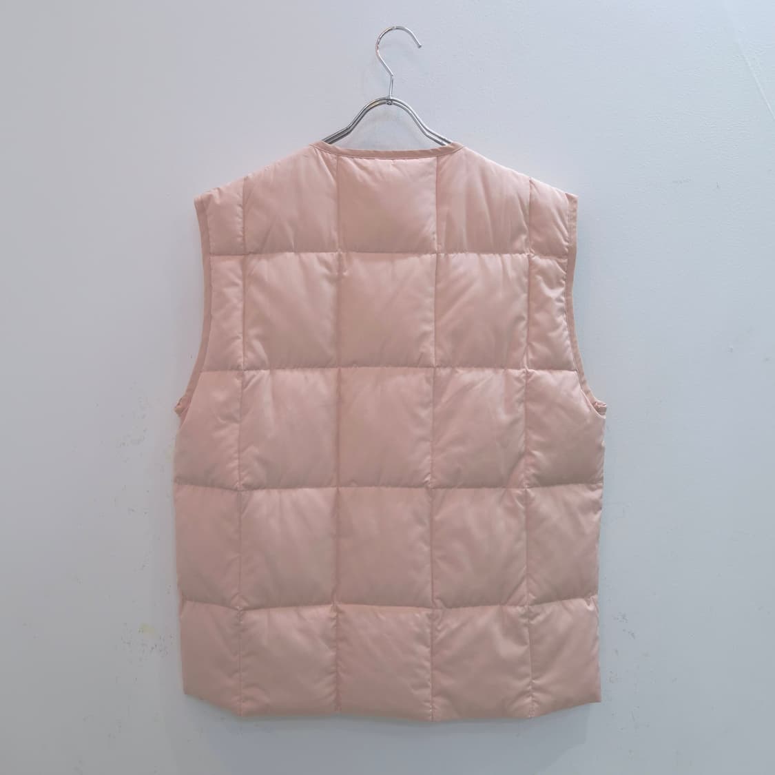 토글버튼 핑크 다운 패딩 베스트 상품이미지5