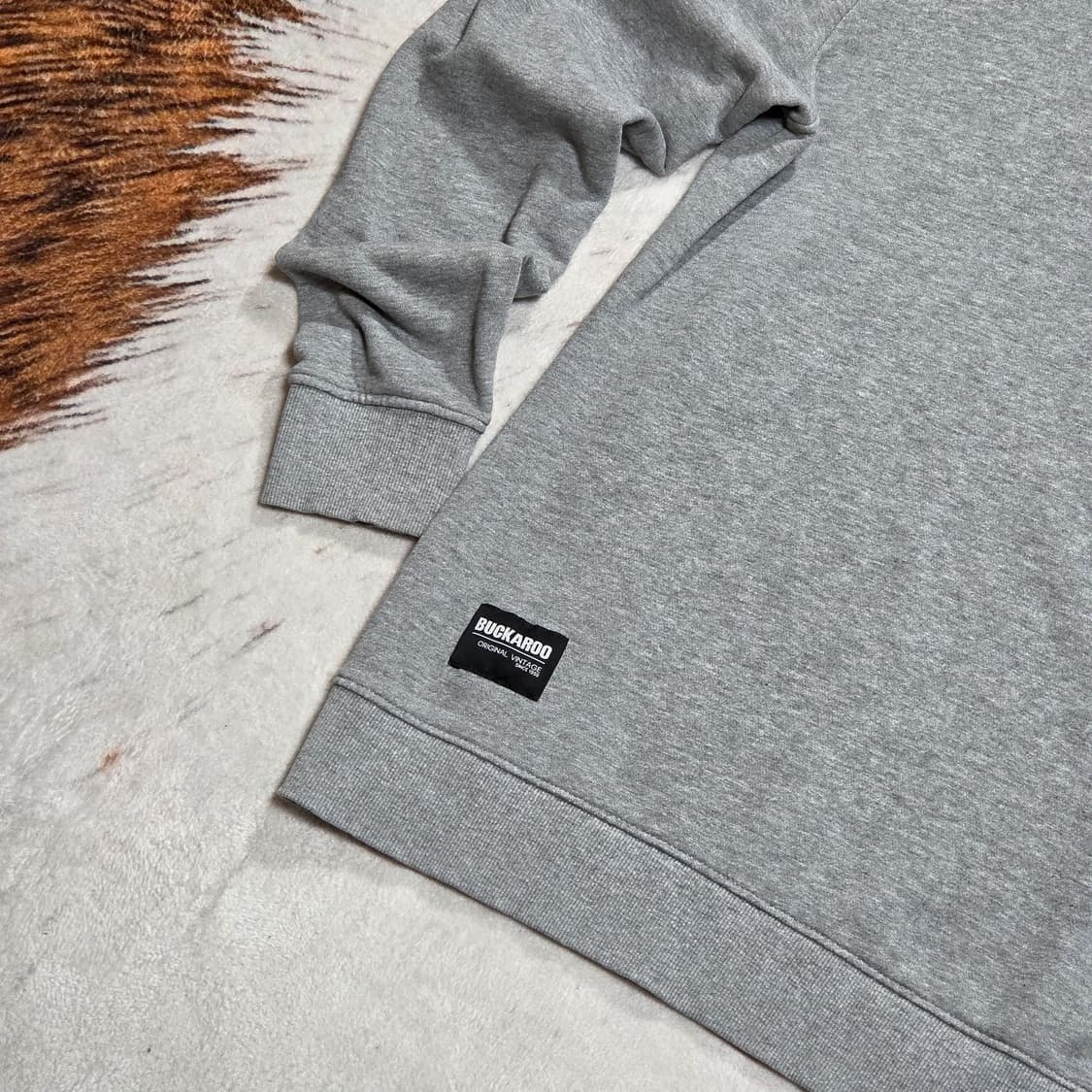 버커루 그레이 맨투맨 상품이미지7
