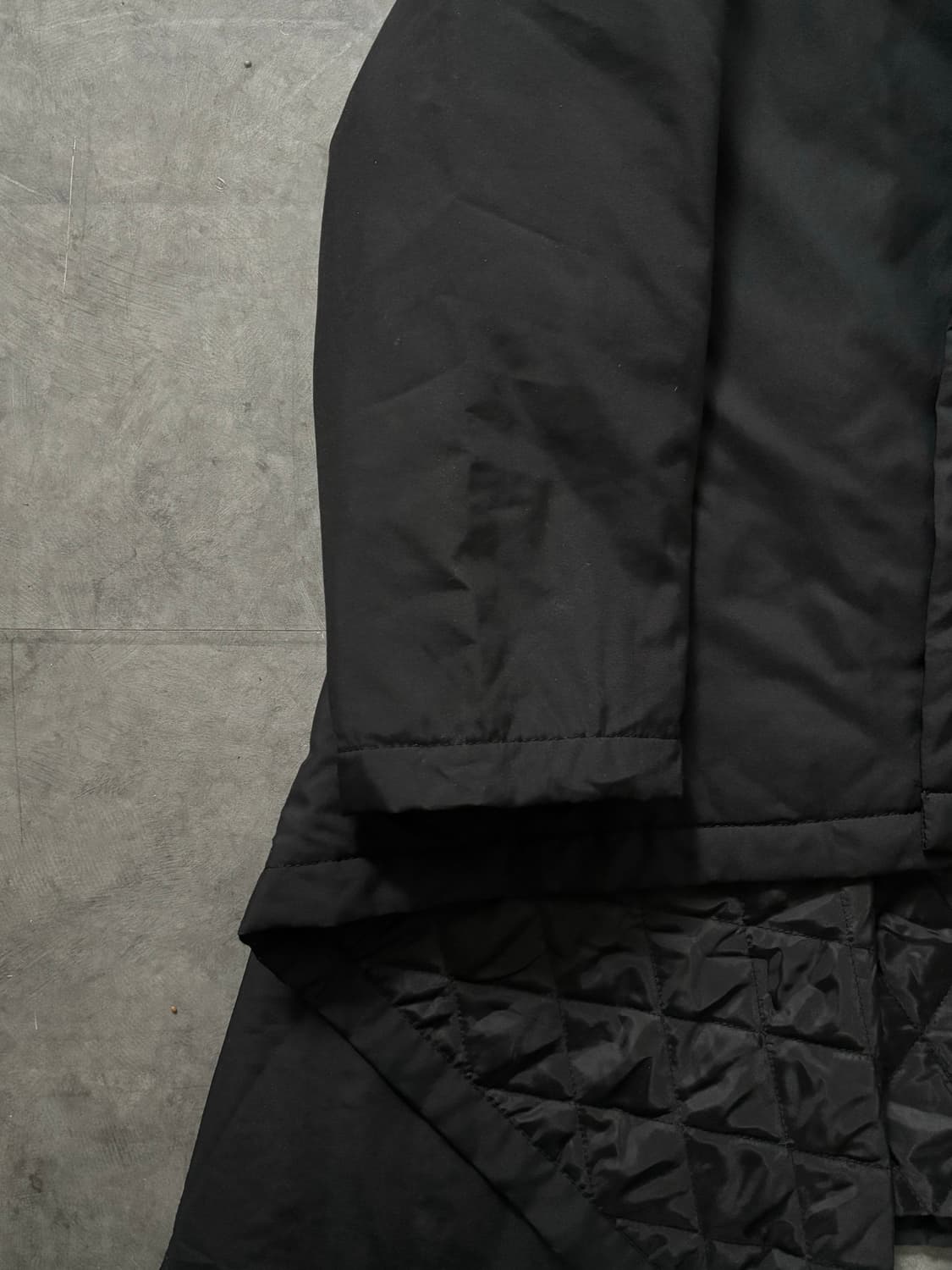  [새상품] Comme des Garcons  꼼데가르송 블랙 판초 언발 상품이미지7