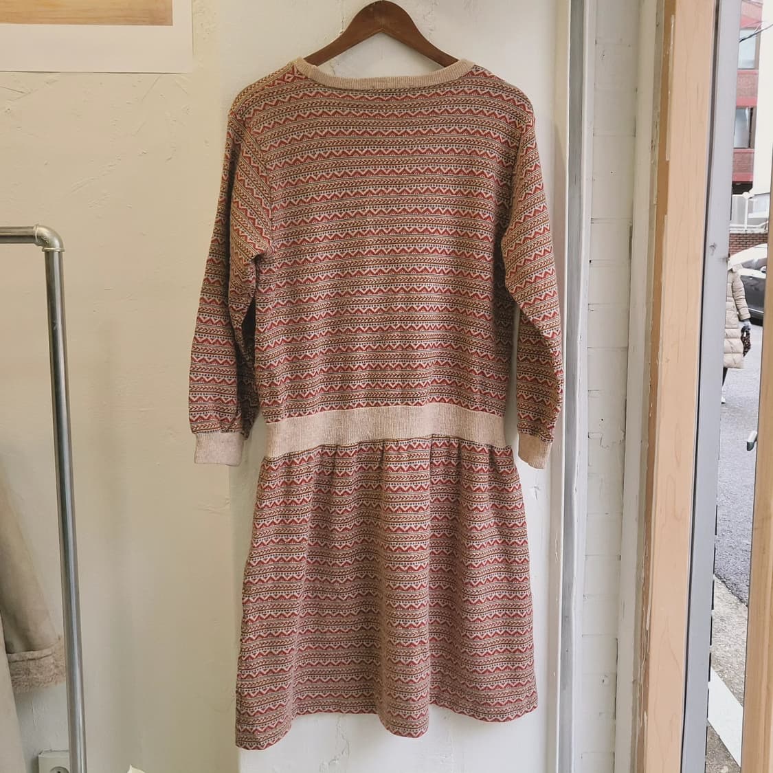 Framboise 노르딕패턴 니트 원피스 상품이미지5