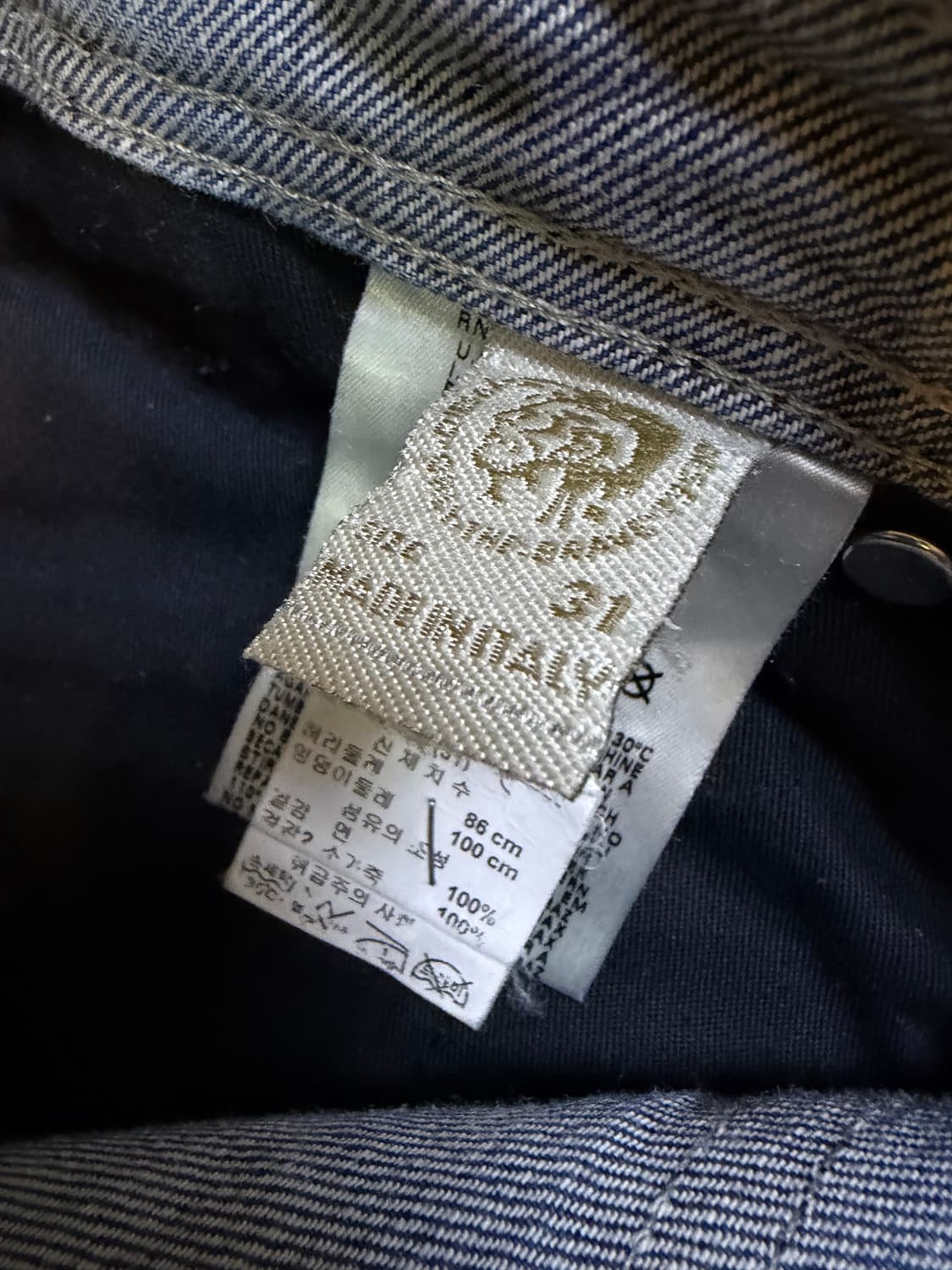 디젤 인더스트리 00s 중청 데님 상품이미지3