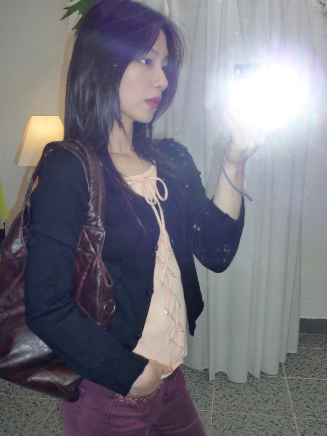 Rose buttons short cardigan 상품이미지1
