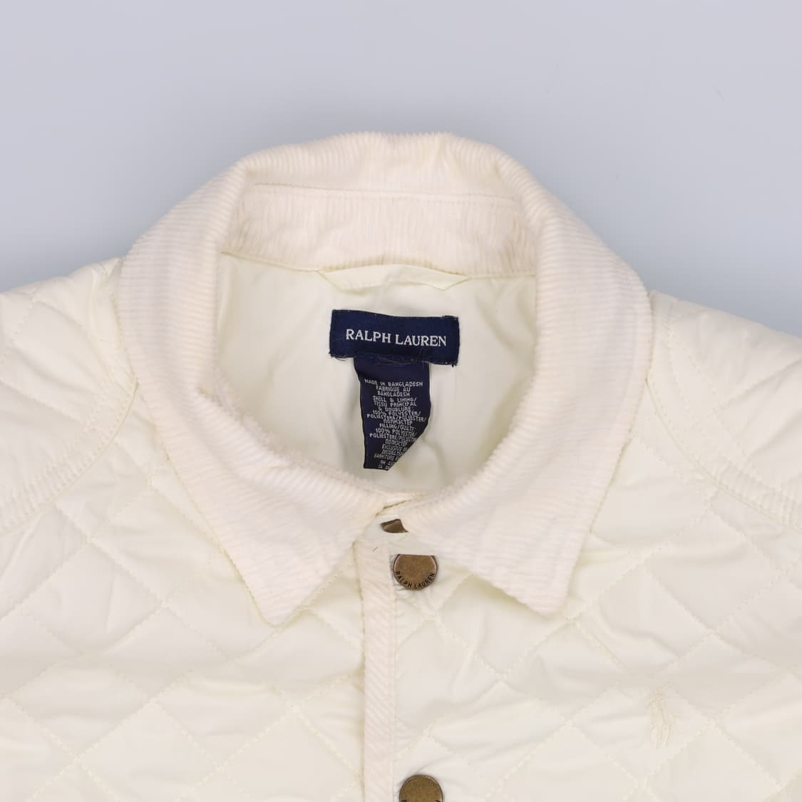 실측확인 폴로 코듀로이 카라 퀄팅 자켓 4270 상품이미지7