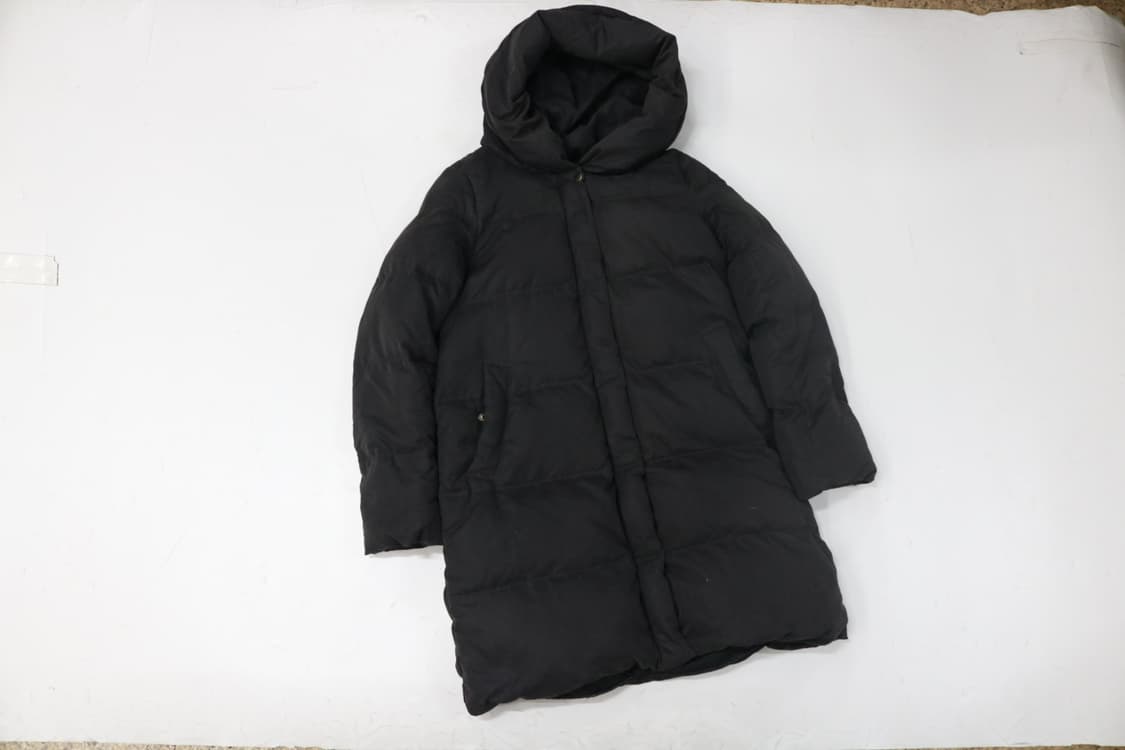 DOUBLEDAY 더블데이 빈티지 볼륨 후드 블랙 롱 다운 점퍼 상품이미지3