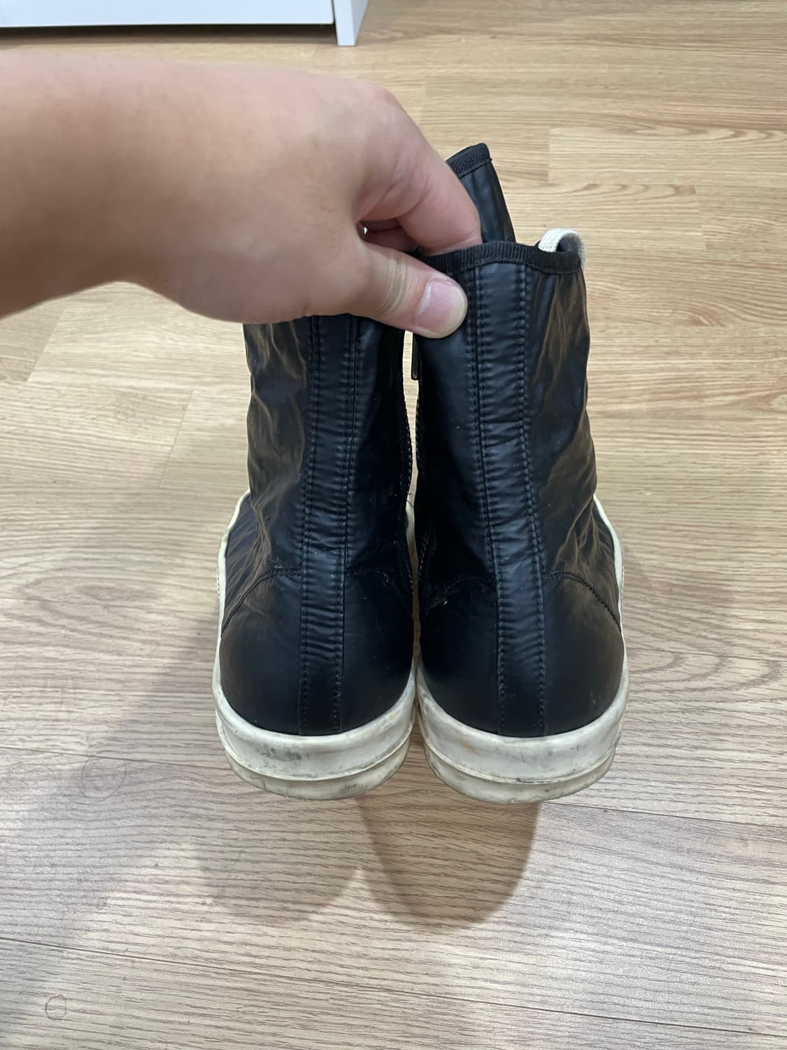 릭오웬스 코팅 나일론 컨버스 하이 상품이미지5