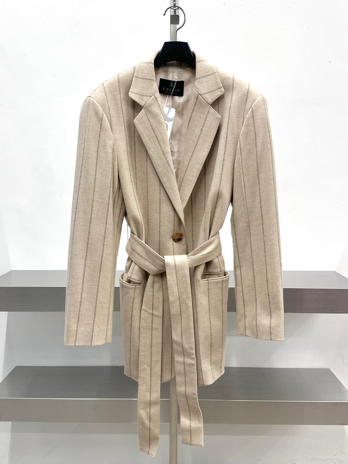 랑방 컬렉션 울 벨티드 자켓  상품이미지1