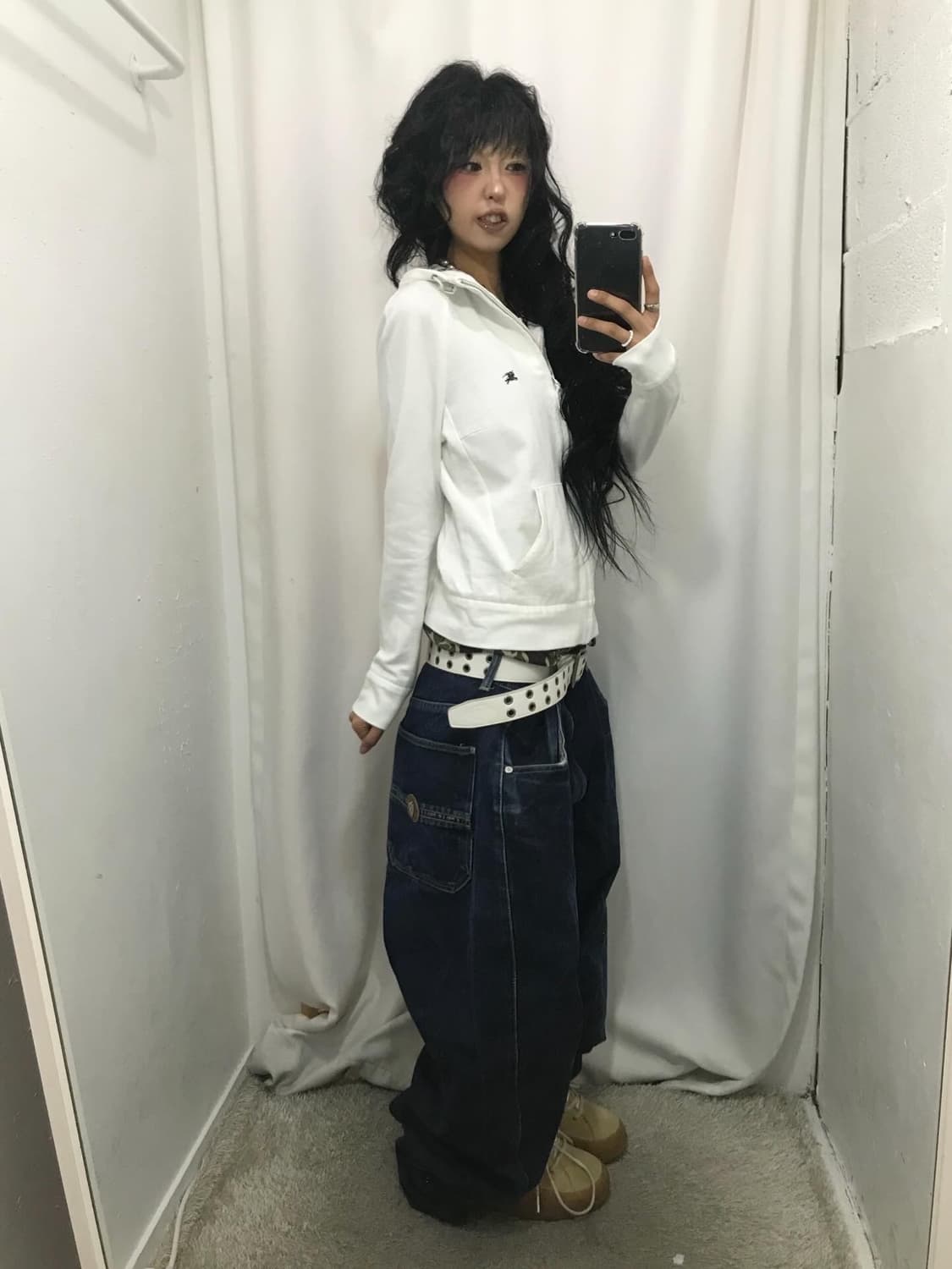 Burberry High Neck Hood Zip-Up 상품이미지4