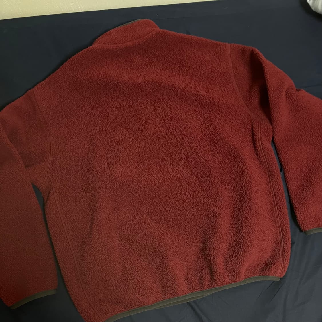 와일드브릭스 플리스 풀오버 와인 L 상품이미지2