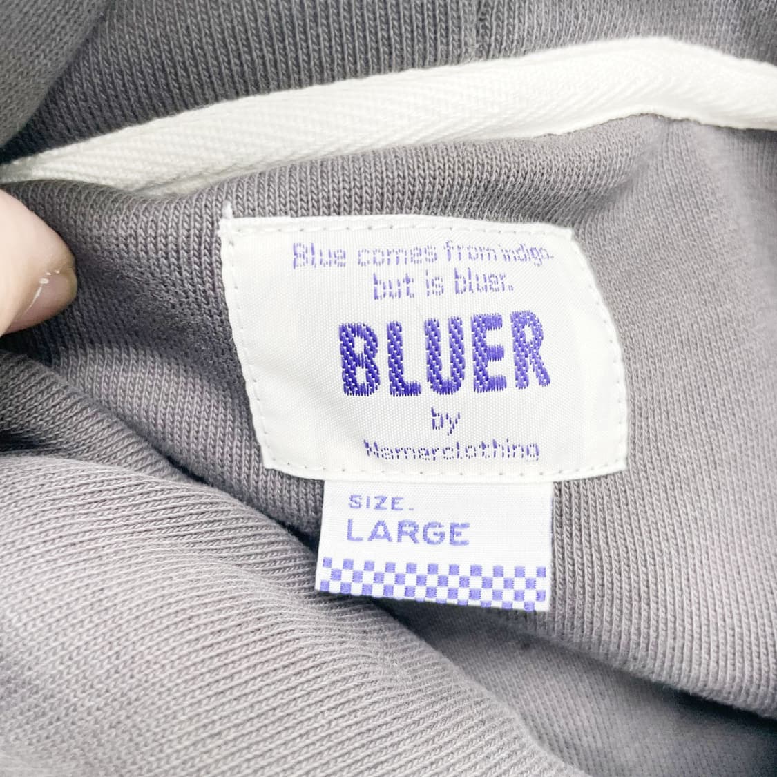 네이머클로딩 BLUER 남성후드 L  상품이미지4