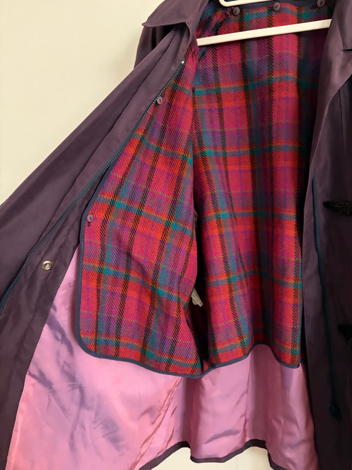 빈티지 퍼플 코트 상품이미지3