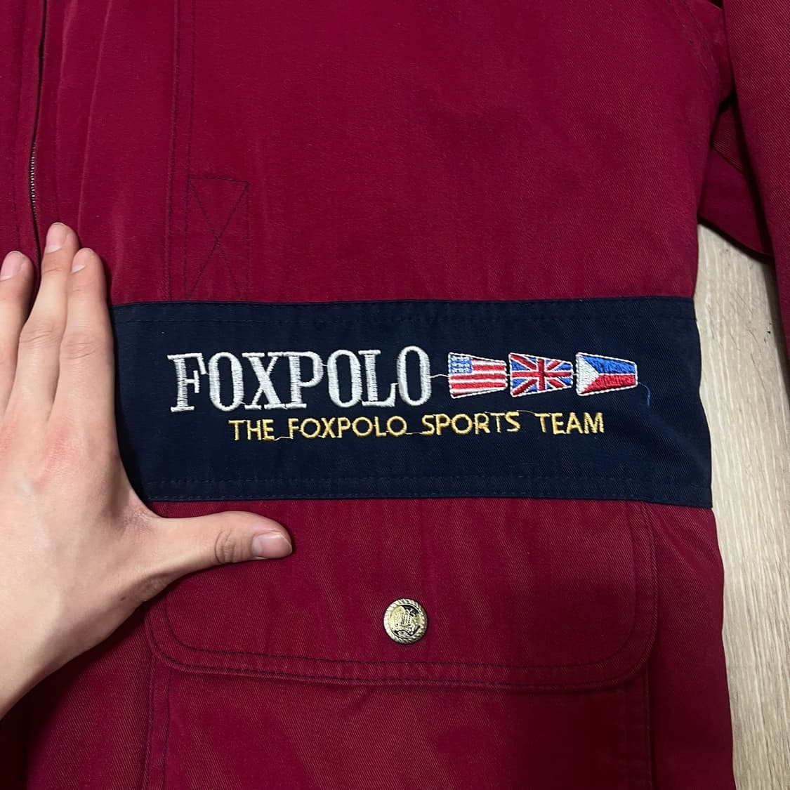 폴로 클럽 남성 빅로고 포켓 바람막이 자켓 L/100  상품이미지3